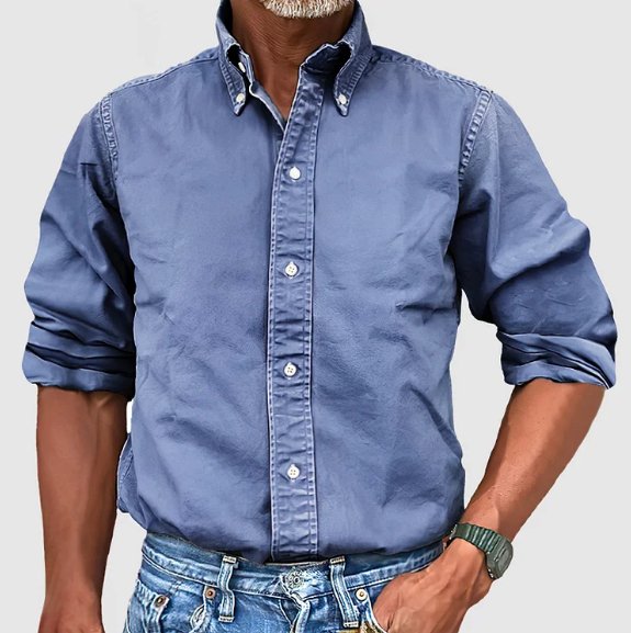 VEIGGARA | Chemise classique en tissu de première qualité