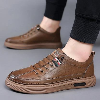 VEIGGARA | Baskets décontractées en cuir véritable Vinny