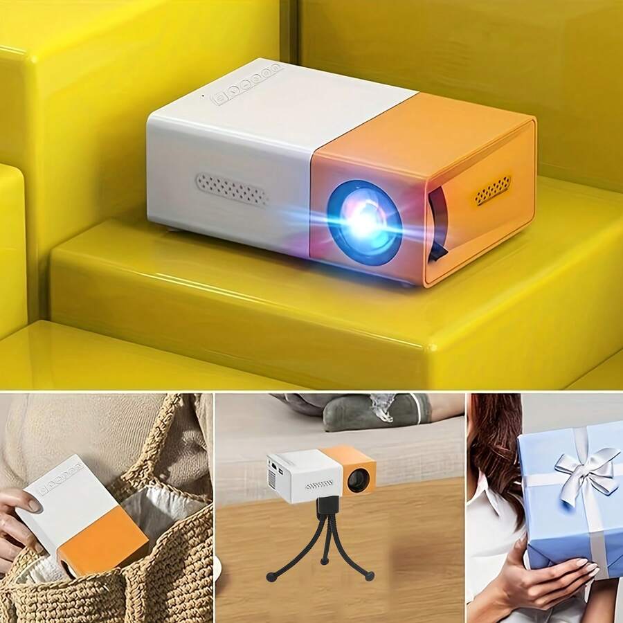 VEIGGARA | Mini projecteur de cinéma portable Full HD 1080P