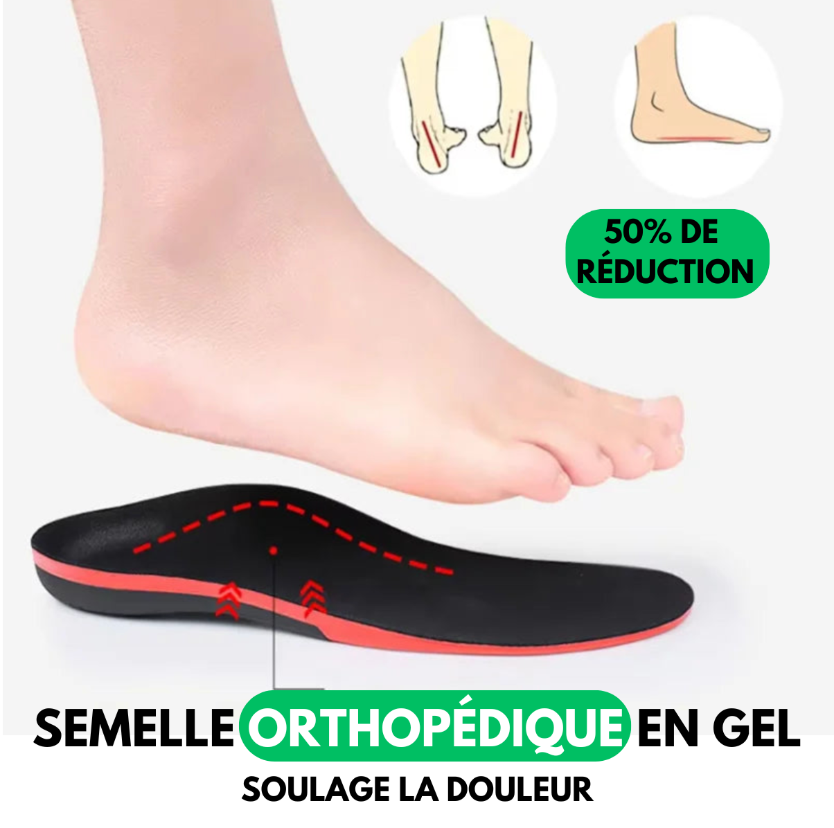Semelles orthopédique Premium