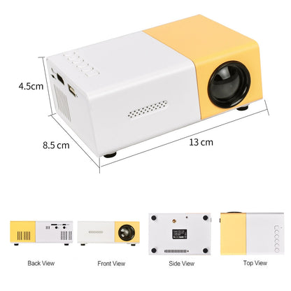 VEIGGARA | Mini projecteur de cinéma portable Full HD 1080P