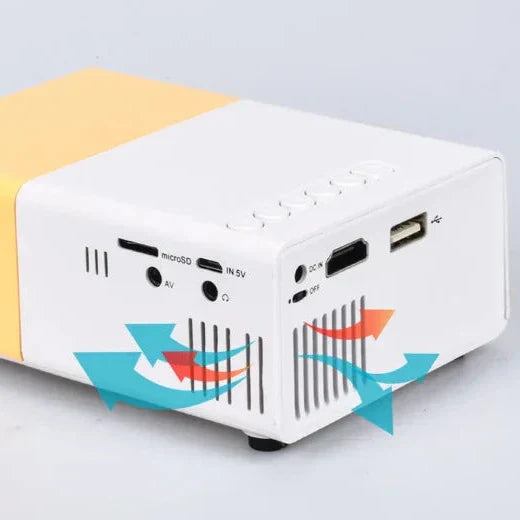 VEIGGARA | Mini projecteur de cinéma portable Full HD 1080P