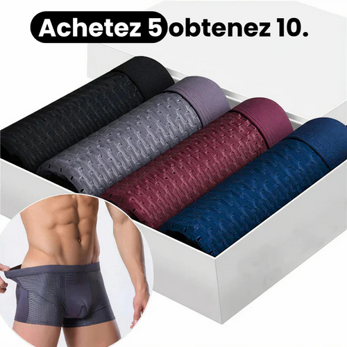 VEIGGARA | Boxers En Fibre de Bambou (Achetez 5, obtenez 10)