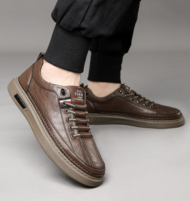 VEIGGARA | Baskets décontractées en cuir véritable Vinny
