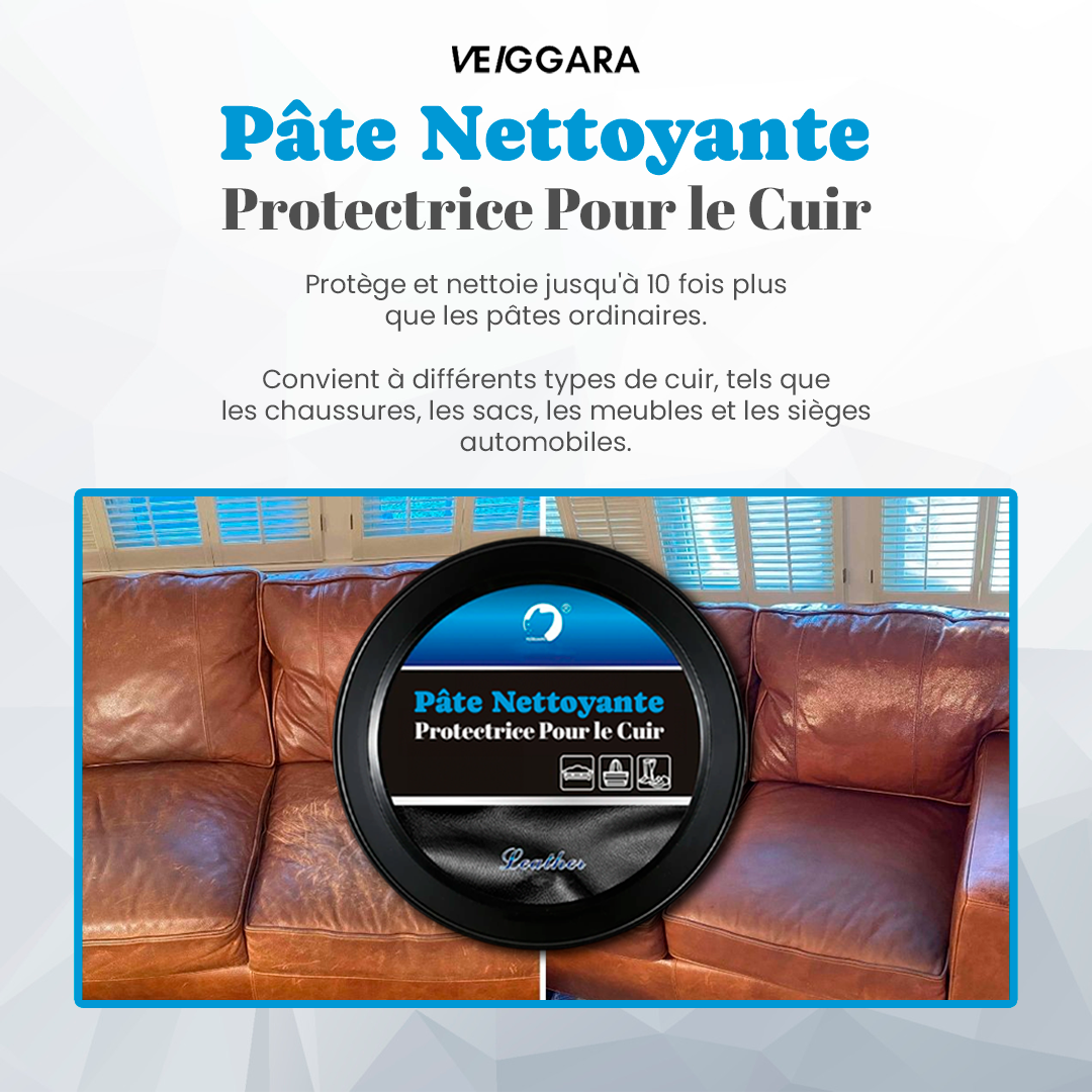 VEIGGARA | Pâte nettoyante protectrice pour le cuir