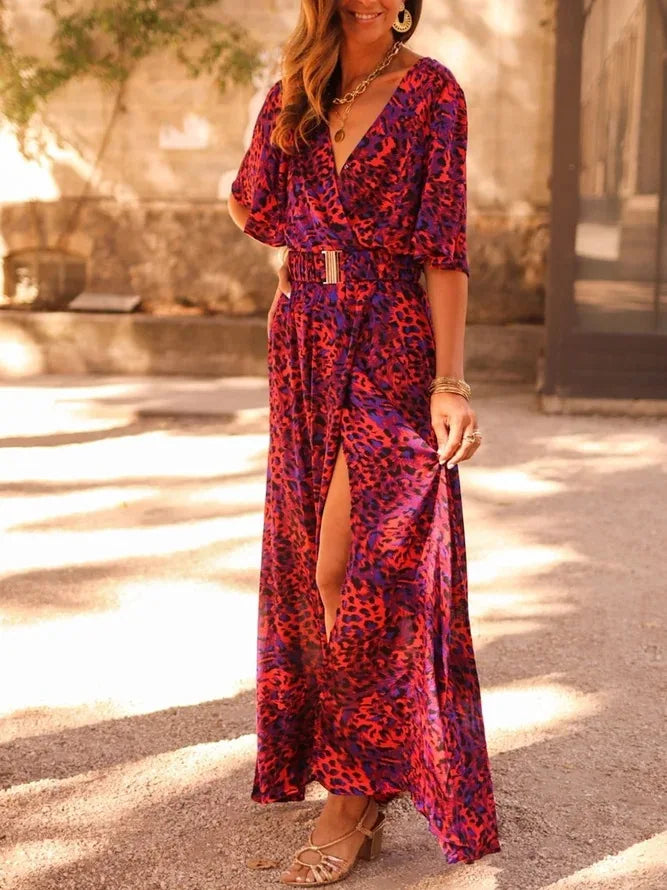 VEIGGARA | Robe à fleurs sexy 2024 Elégante avec dentelles