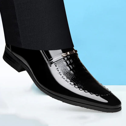 VEIGGARA | Chaussures d'affaires de luxe pour hommes, bout étroit.