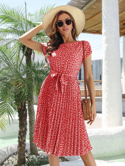 VEIGGARA | Robe à fleurs pour femmes pour le printemps et l'été