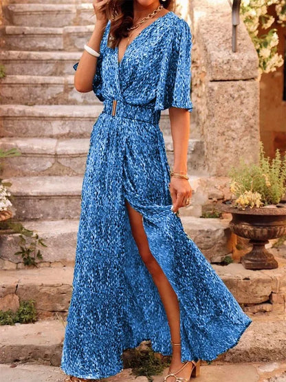 VEIGGARA | Robe à fleurs sexy 2024 Elégante avec dentelles