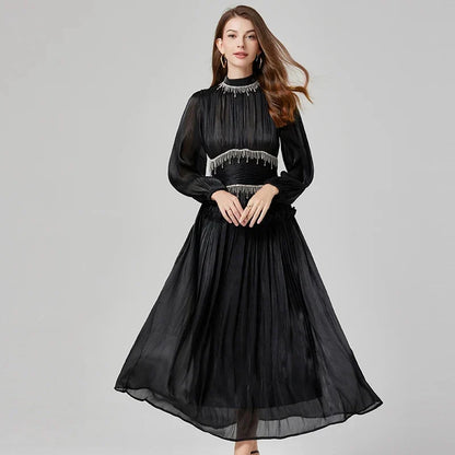 VEIGGARA | Robe de soirée en organza. Luxueuse et élégante