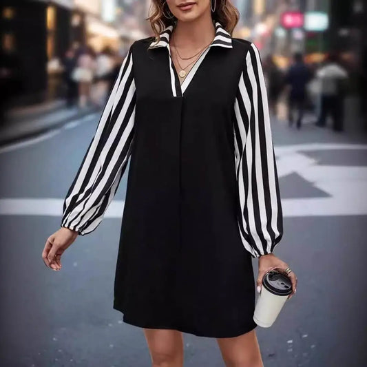 VEIGGARA | Robe élégante à manches longues