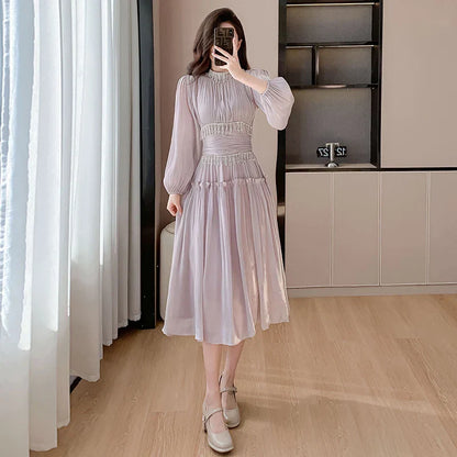 VEIGGARA | Robe de soirée en organza. Luxueuse et élégante