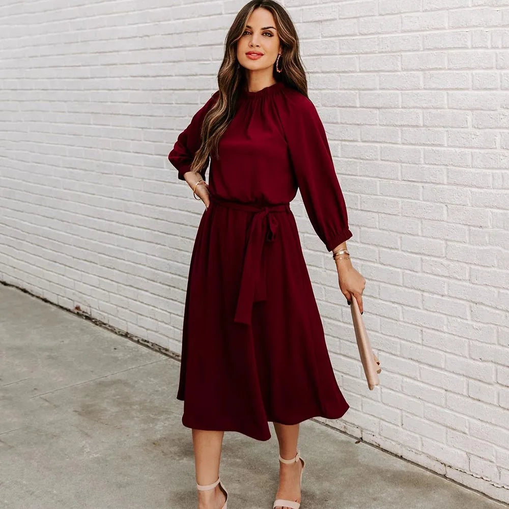 VEIGGARA | Robe de luxe décontractée et élégante pour femme