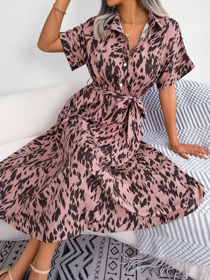 VEIGGARA | Robe décontractée à lacets pour femmes