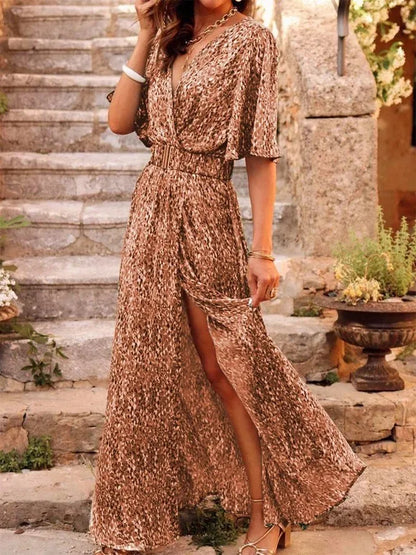 VEIGGARA | Robe à fleurs sexy 2024 Elégante avec dentelles