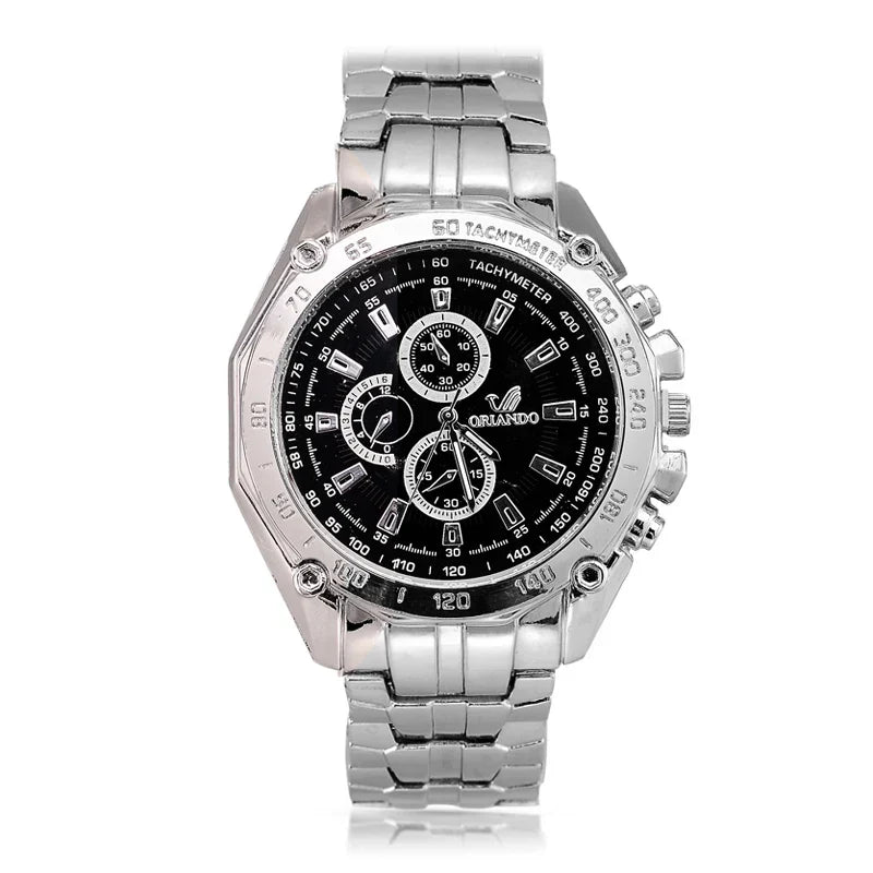 VEIGGARA | Montre-bracelet classique à quartz pour hommes