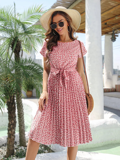 VEIGGARA | Robe à fleurs pour femmes pour le printemps et l'été