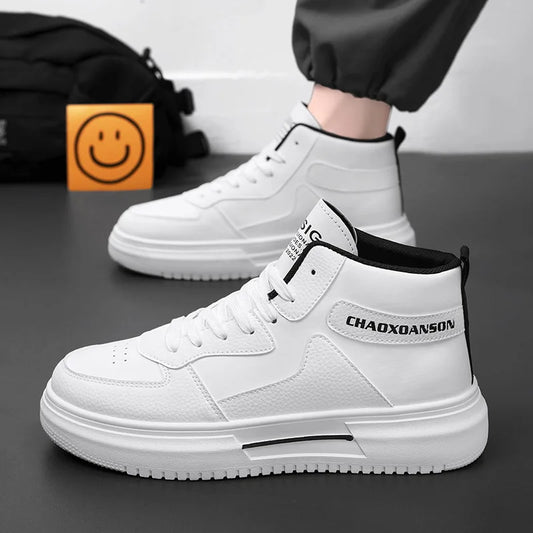 VEIGGARA | Baskets en cuir pour hommes : confort et style