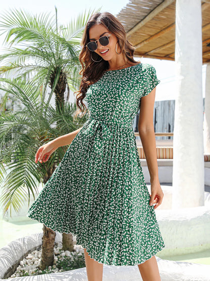 VEIGGARA | Robe à fleurs pour femmes pour le printemps et l'été