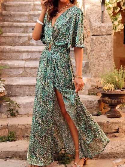 VEIGGARA | Robe à fleurs sexy 2024 Elégante avec dentelles