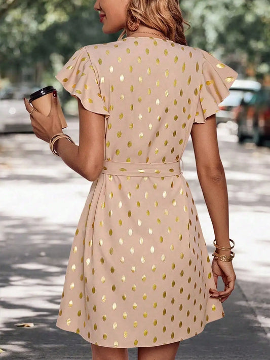 VEIGGARA | Robe d'été pour femme 2024 : élégante et à pois.
