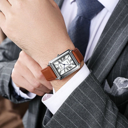 VEIGGARA | Nouvelle montre de luxe pour homme de forme rectangulaire