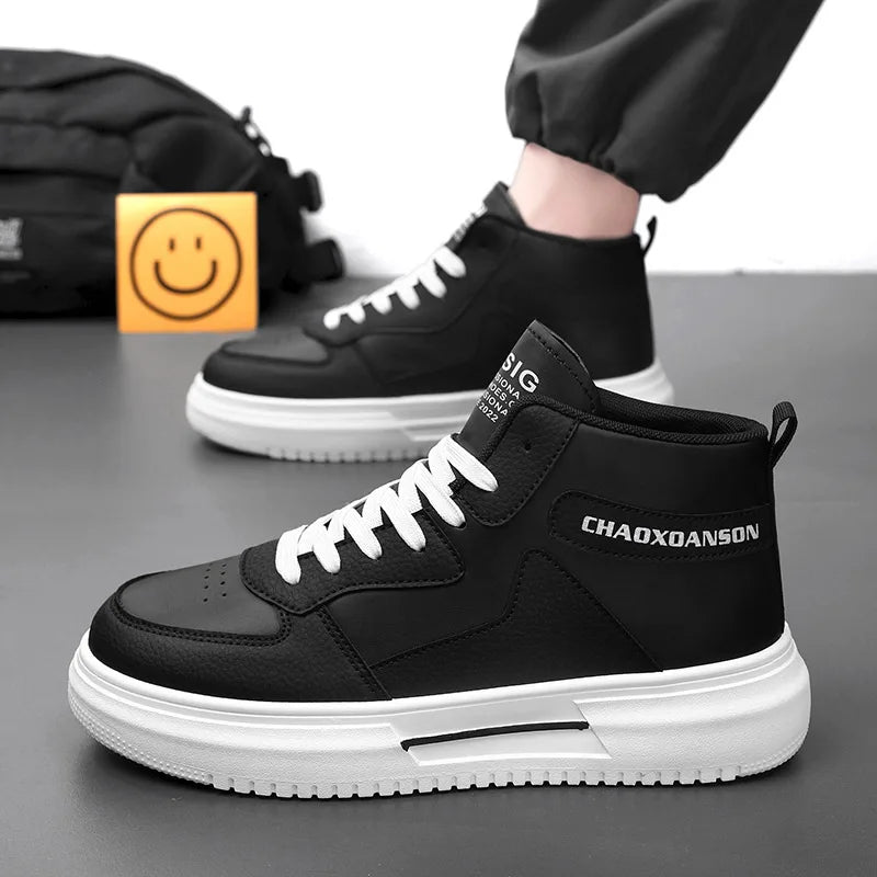 VEIGGARA | Baskets en cuir pour hommes : confort et style