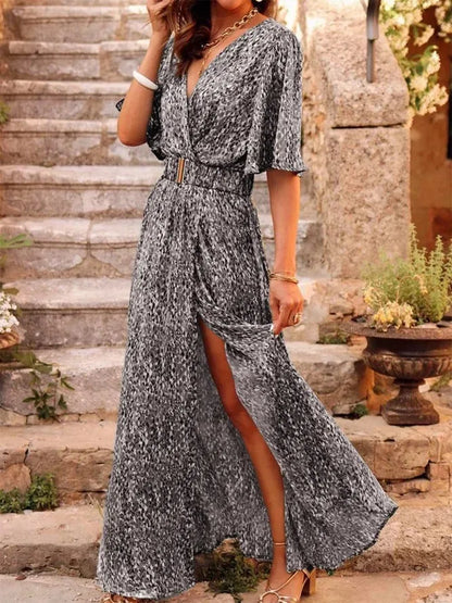 VEIGGARA | Robe à fleurs sexy 2024 Elégante avec dentelles