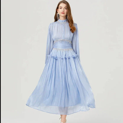 VEIGGARA | Robe de soirée en organza. Luxueuse et élégante