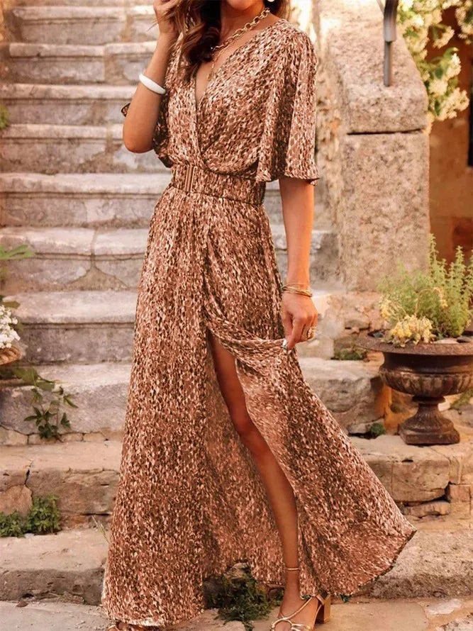 VEIGGARA | Robe à fleurs sexy 2024 Elégante avec dentelles