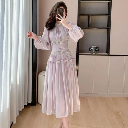 VEIGGARA | Robe de soirée en organza. Luxueuse et élégante