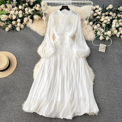 VEIGGARA | Robe de soirée en organza. Luxueuse et élégante