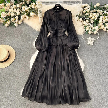 VEIGGARA | Robe de soirée en organza. Luxueuse et élégante