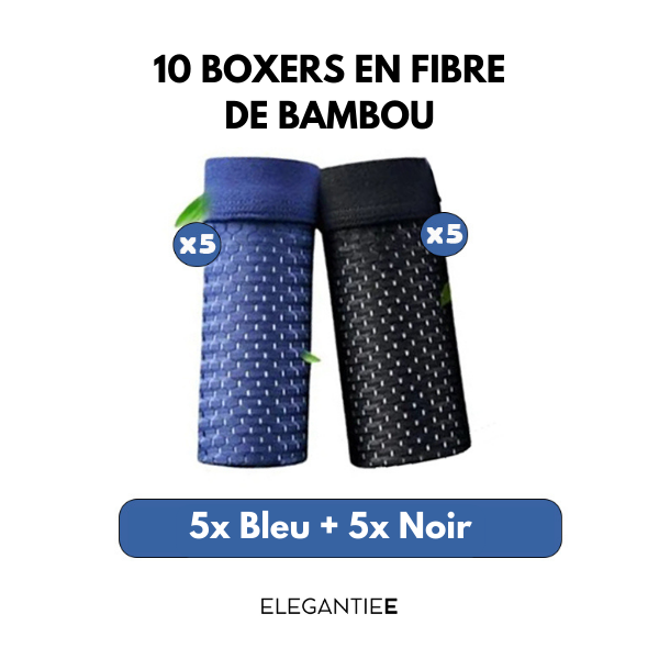 VEIGGARA | Boxers En Fibre de Bambou (Achetez 5, obtenez 10)