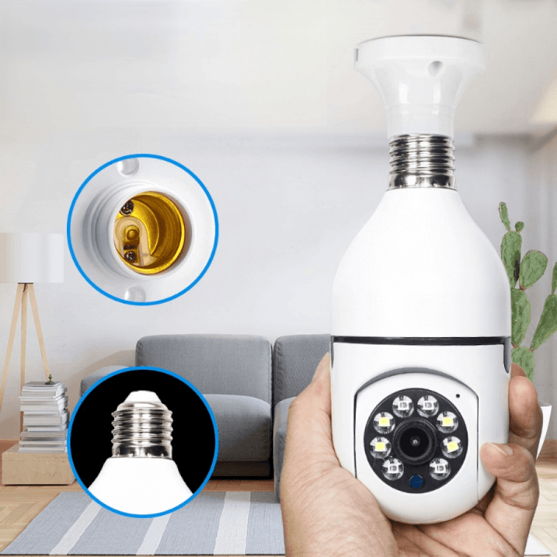 VEIGGARA |  Caméra de vision nocturne orientable à 360° Full HD 1080P