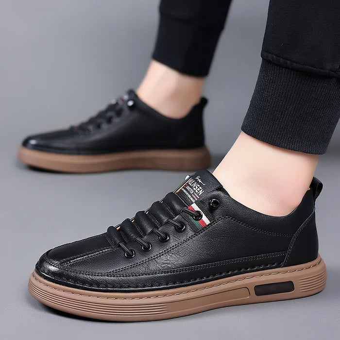 VEIGGARA | Baskets décontractées en cuir véritable Vinny