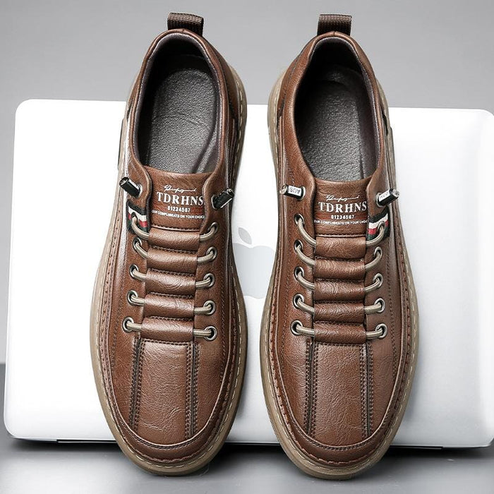 VEIGGARA | Baskets décontractées en cuir véritable Vinny